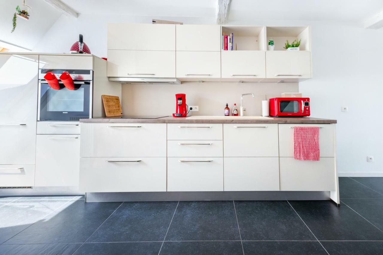 Les Cerisiers - Appartement De Standing Au Centre De Namur Bagian luar foto
